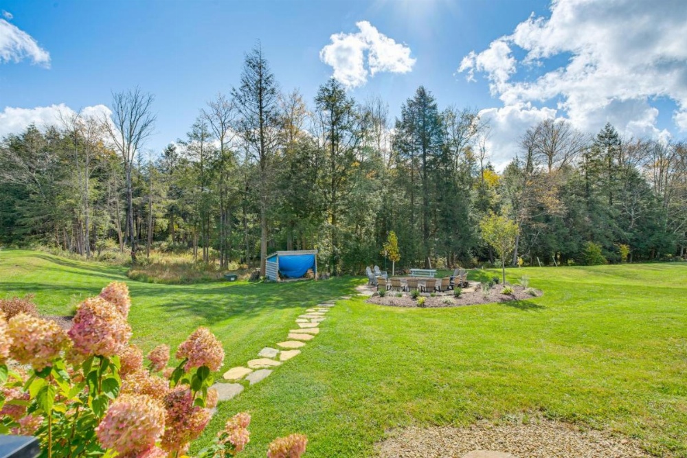 Spacious and Secluded Forksville Home Fire Pit Image 30