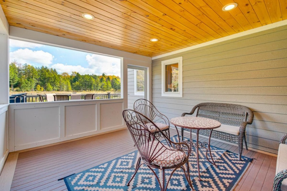 Spacious and Secluded Forksville Home Fire Pit Image 31