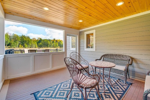 Spacious and Secluded Forksville Home Fire Pit image 31