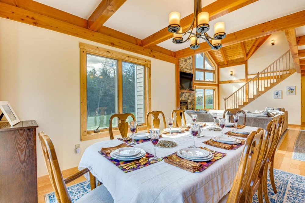 Spacious and Secluded Forksville Home Fire Pit Image 6